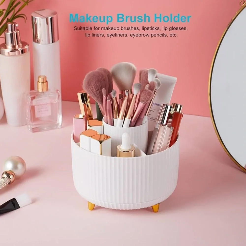 ✨BNWT - Desk Multi-Purpose Holder - 5 Slot - Rotating Organizer - White✨
